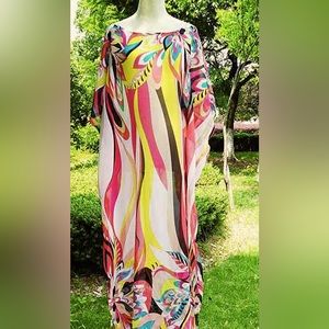 Glam chiffon caftan or coverup